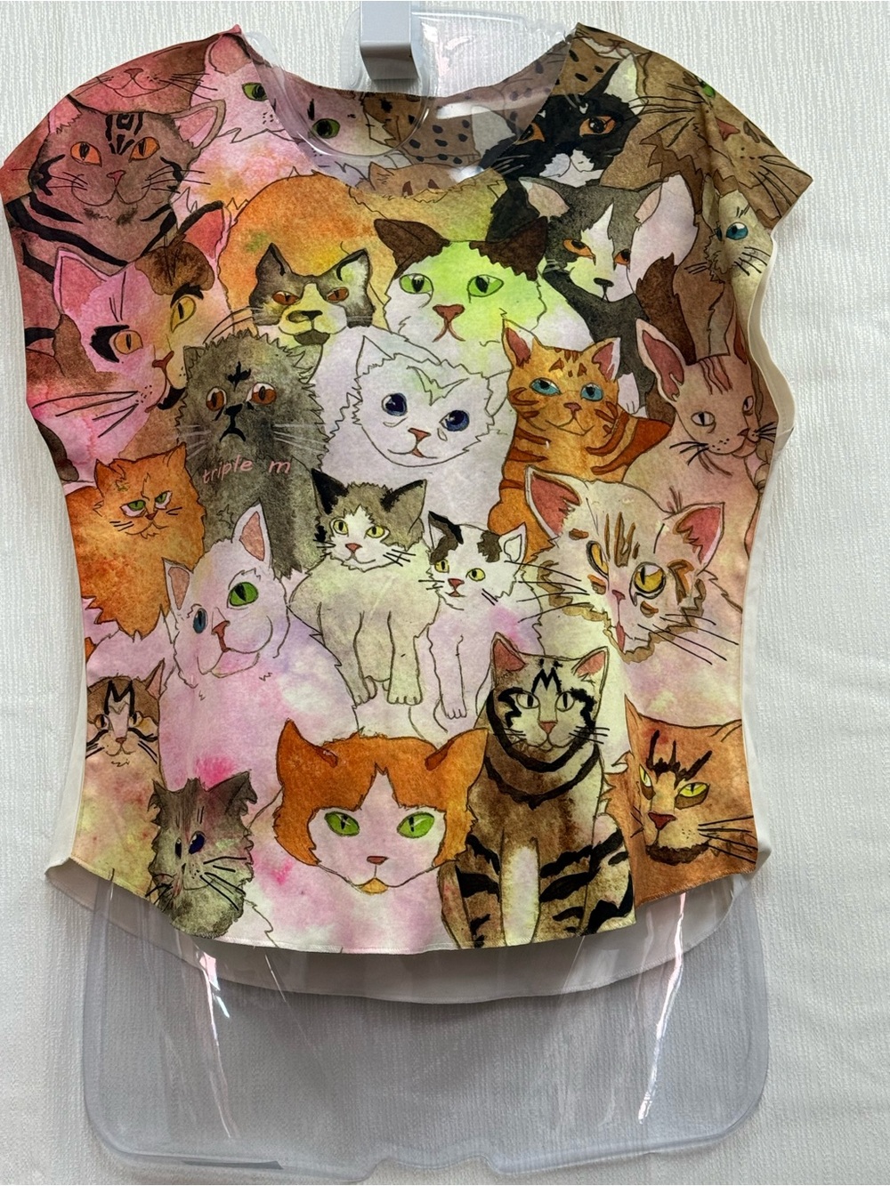 Cat Pattern women’s Shirt - Multicolor Cat Print